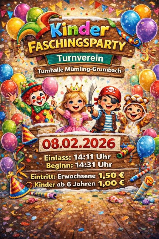 2026 fasching plakat
